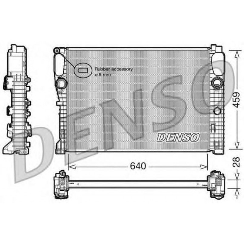 DRM17042  DENSO - Радіатор охолодження