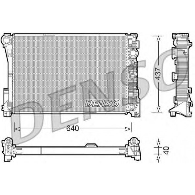 DRM17046  DENSO - Радіатор охолодження