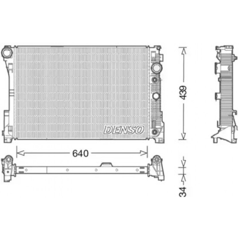 DRM17048  DENSO - Радіатор охолодження