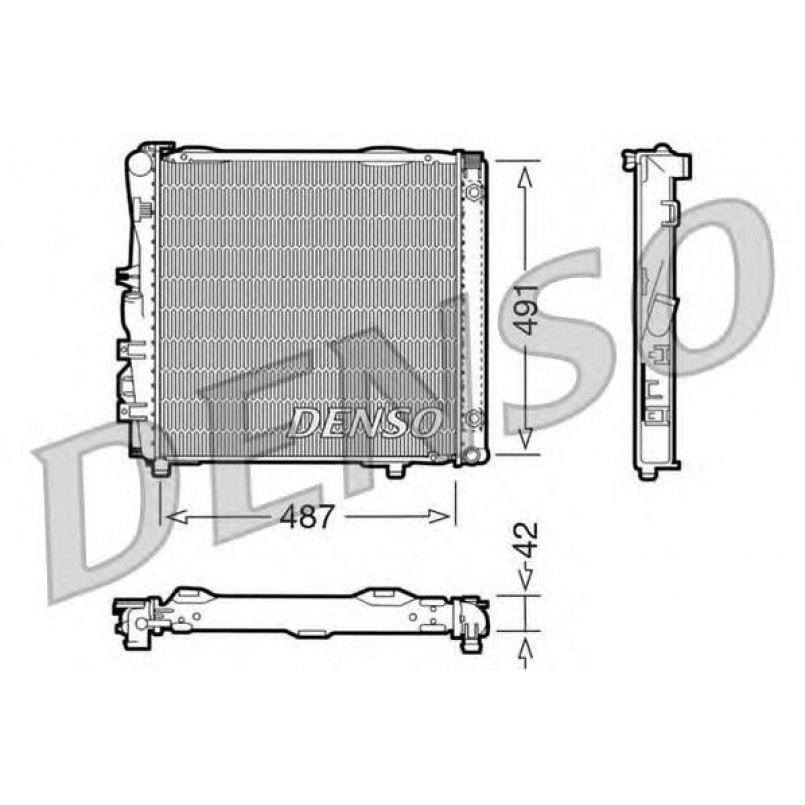 DRM17052  DENSO - Радіатор охолодження
