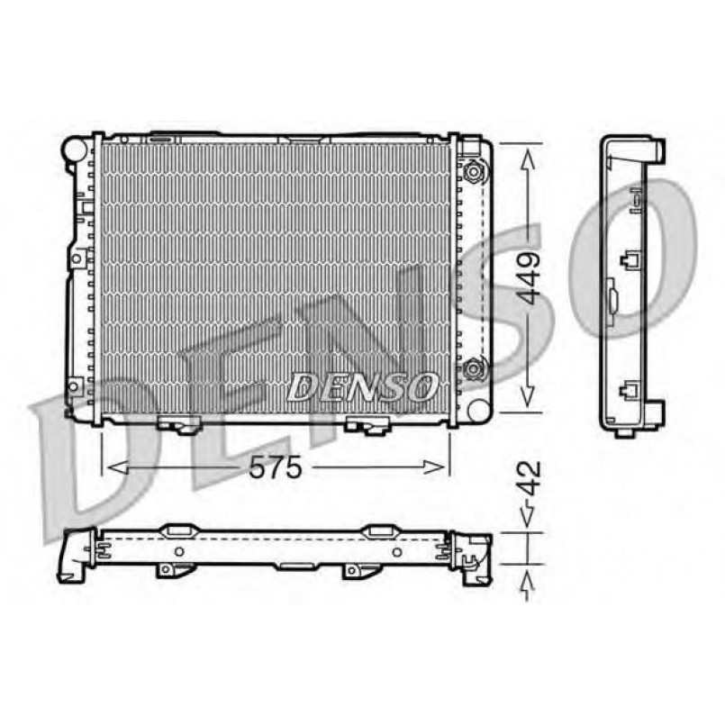 DRM17060  DENSO - Радіатор охолодження