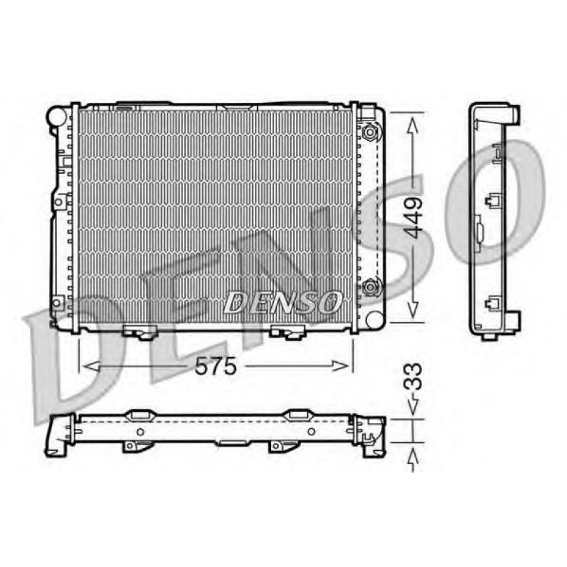 DRM17061  DENSO - Радіатор охолодження