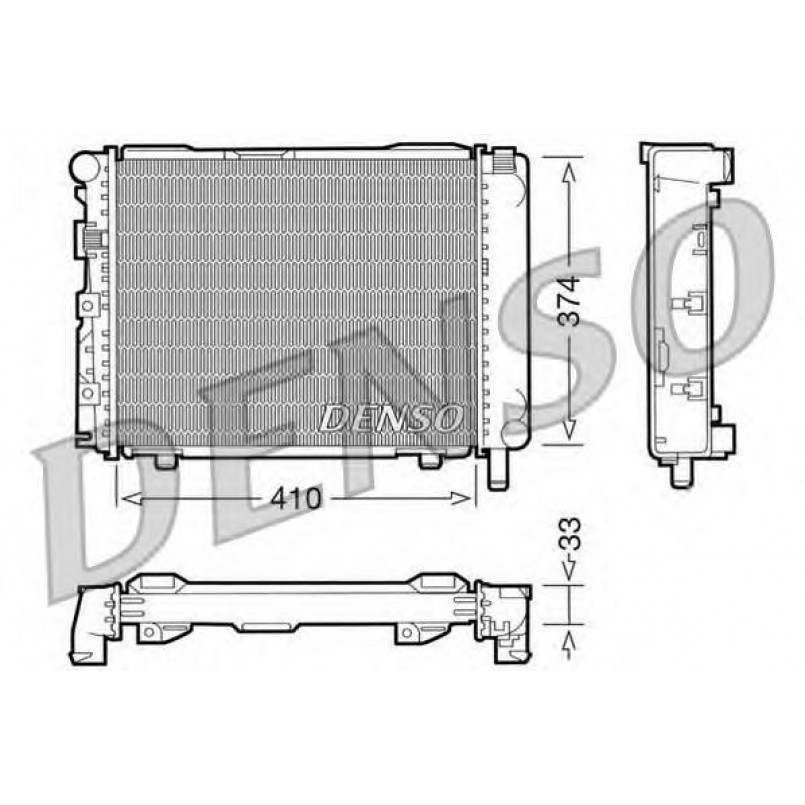 DRM17062  DENSO - Радіатор охолодження