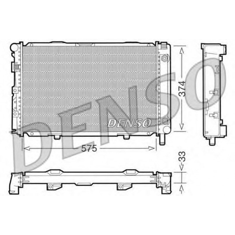 DRM17063  DENSO - Радіатор охолодження