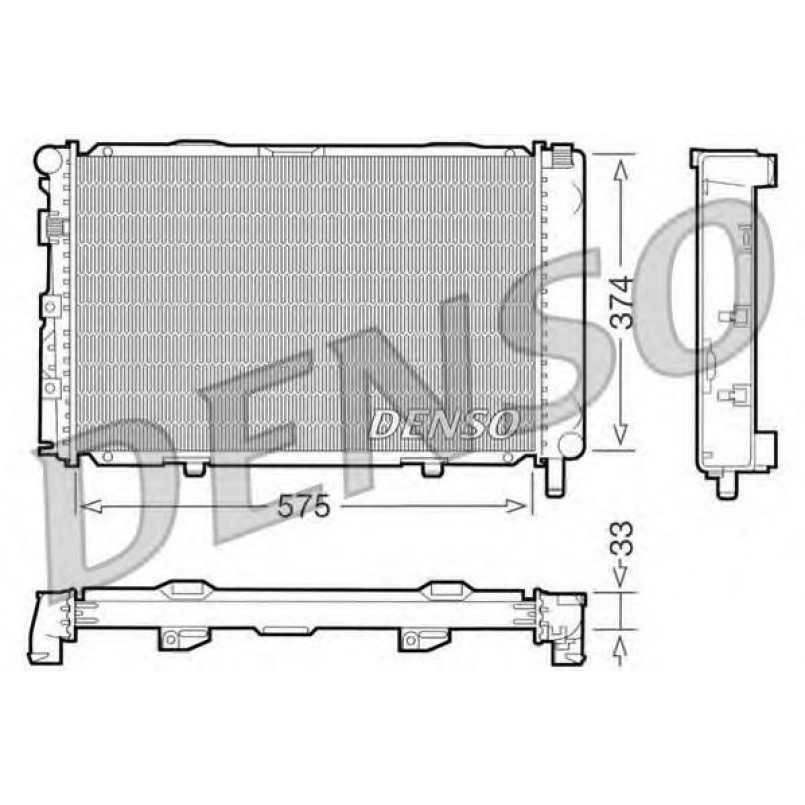 DRM17064  DENSO - Радіатор охолодження