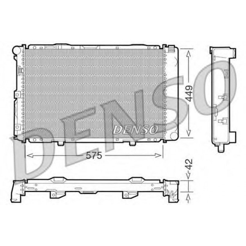 DRM17065  DENSO - Радіатор охолодження