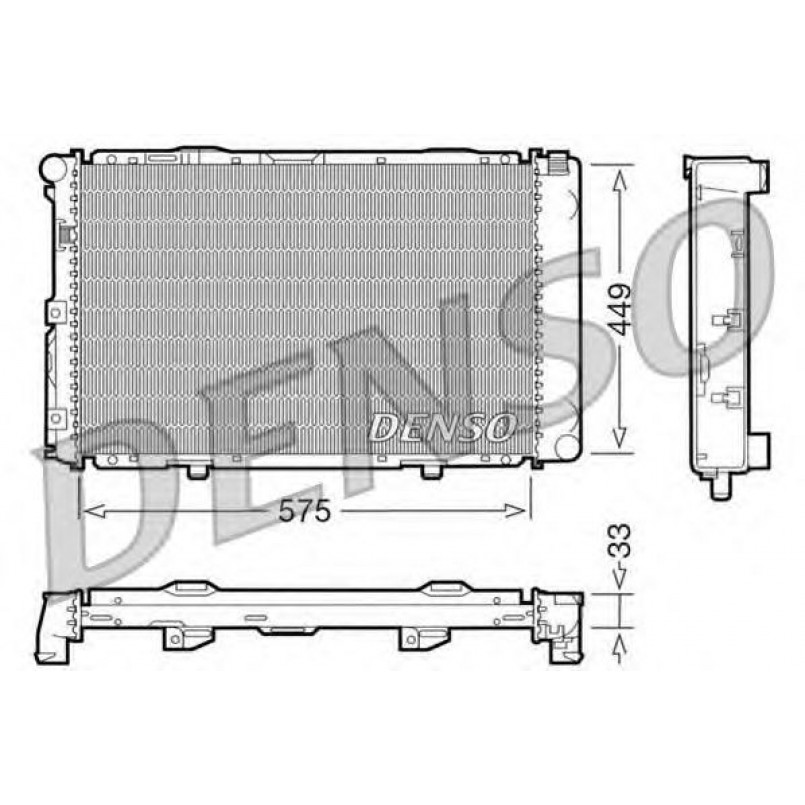 DRM17066  DENSO - Радіатор охолодження