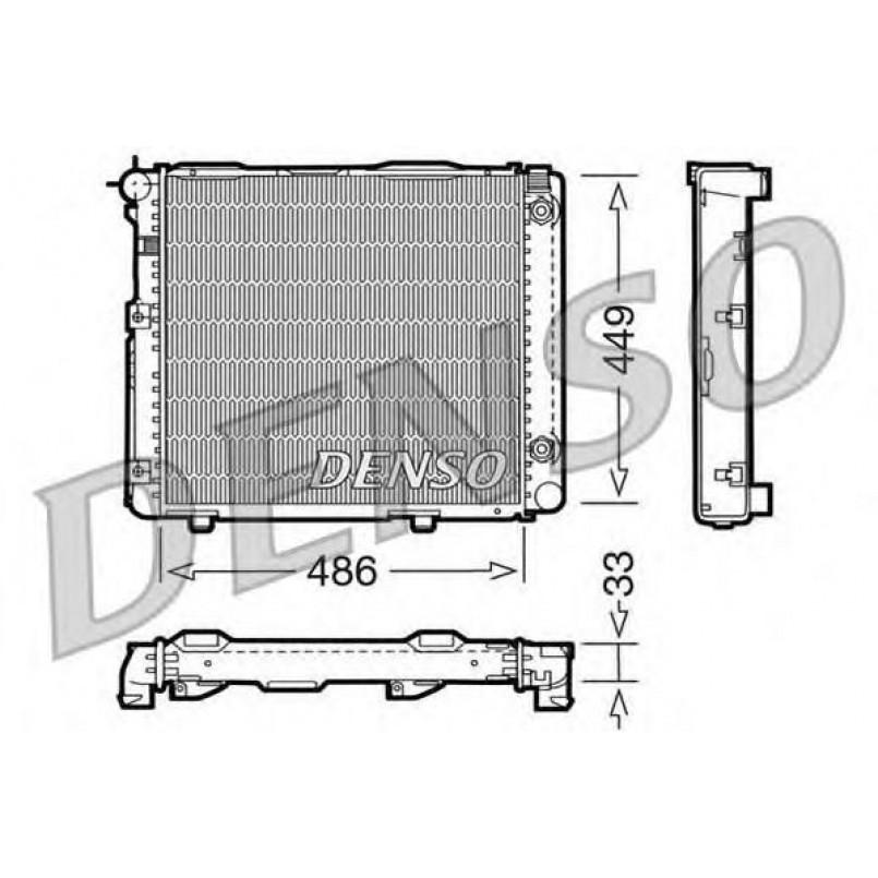 DRM17067  DENSO - Радіатор охолодження