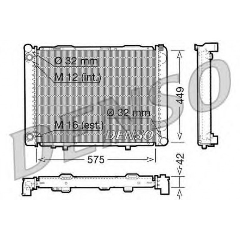 DRM17069  DENSO - Радіатор охолодження