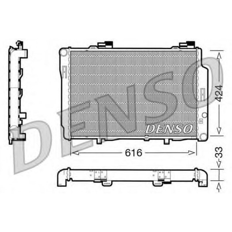 DRM17070  DENSO - Радіатор охолодження