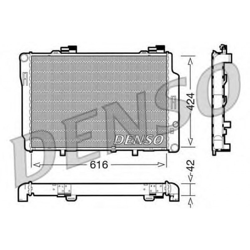 DRM17072  DENSO - Радіатор охолодження