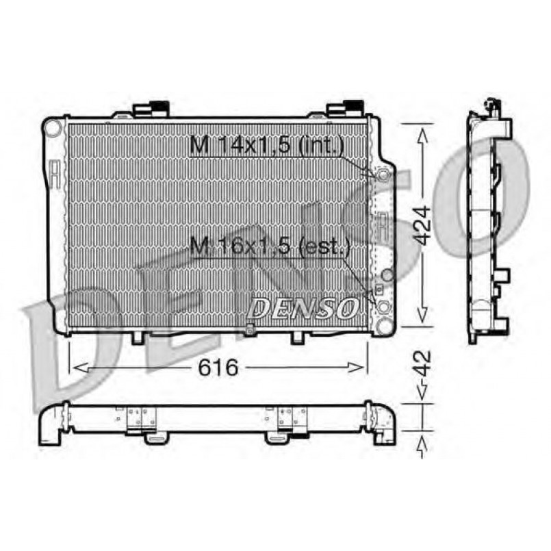 DRM17073  DENSO - Радіатор охолодження