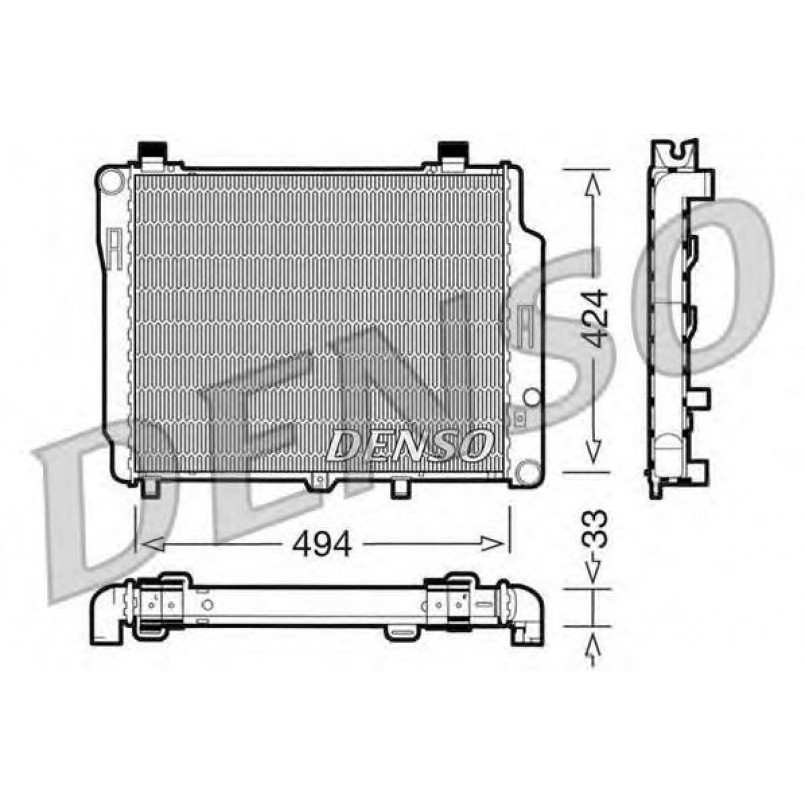 DRM17074  DENSO - Радіатор охолодження
