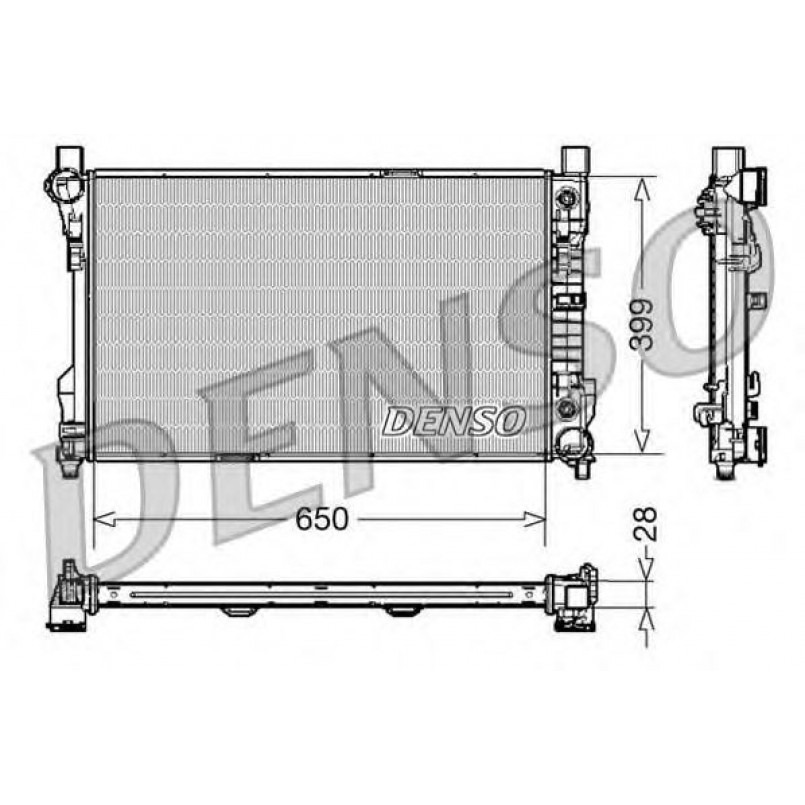 DRM17079  DENSO - Радіатор охолодження