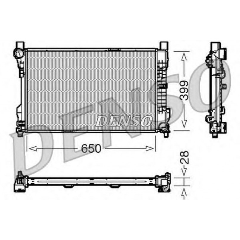 DRM17080  DENSO - Радіатор охолодження