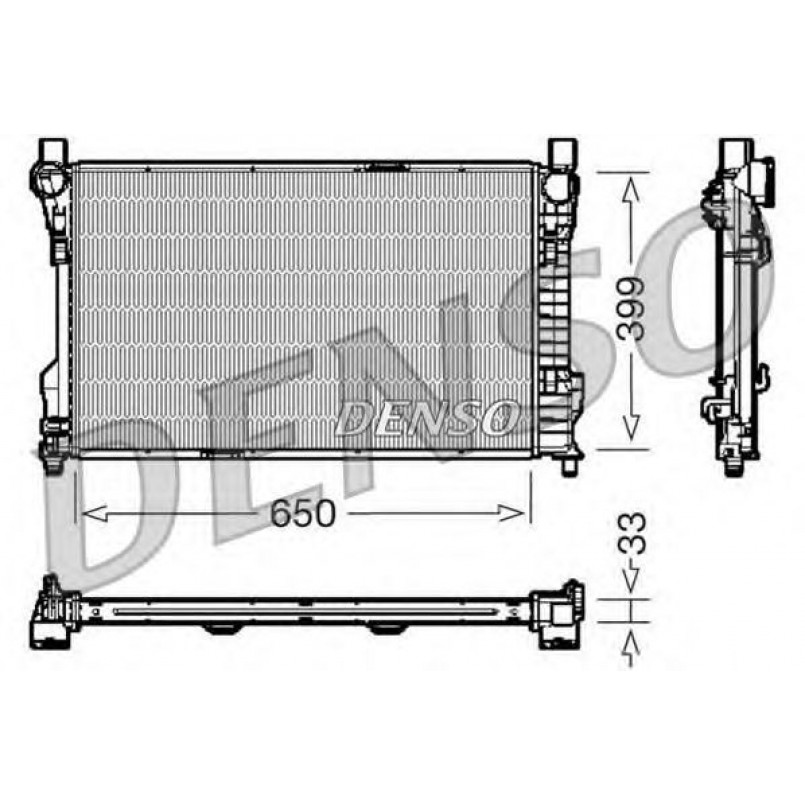 DRM17082  DENSO - Радіатор охолодження