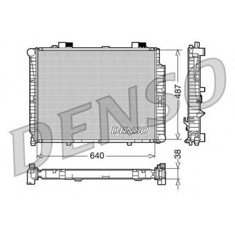 DRM17085  DENSO - Радіатор охолодження