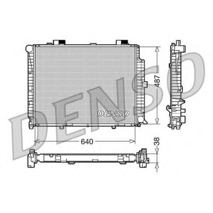 DRM17087  DENSO - Радіатор охолодження