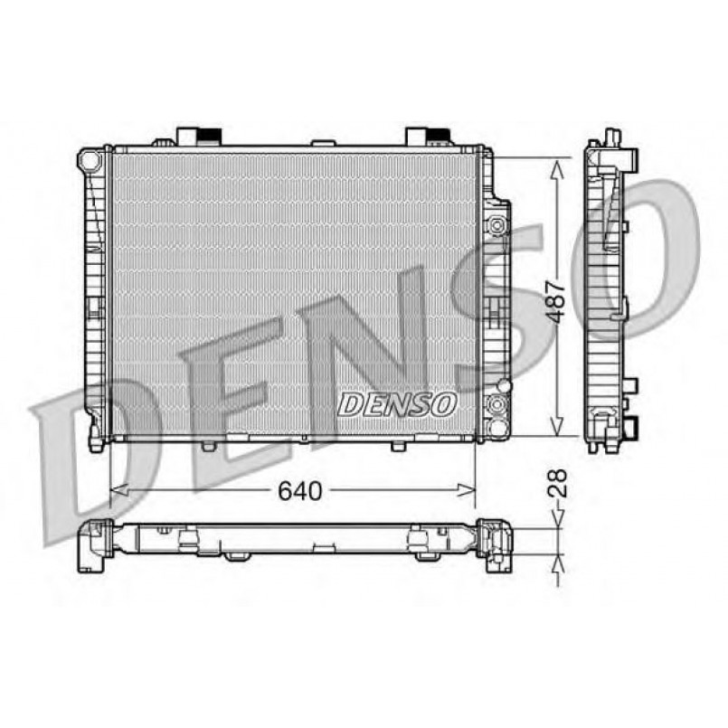 DRM17088  DENSO - Радіатор охолодження