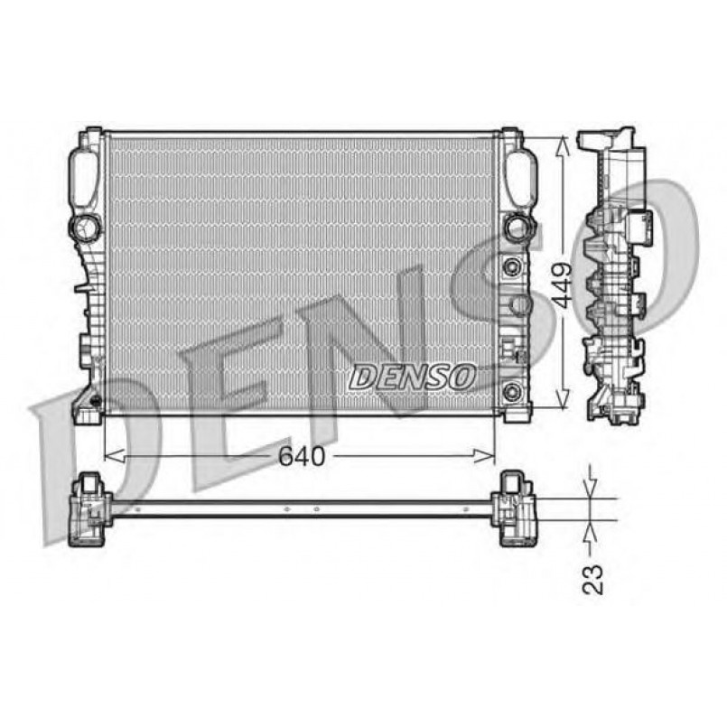 DRM17090  DENSO - Радіатор охолодження