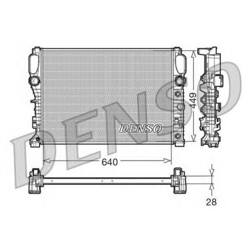 DRM17091  DENSO - Радіатор охолодження