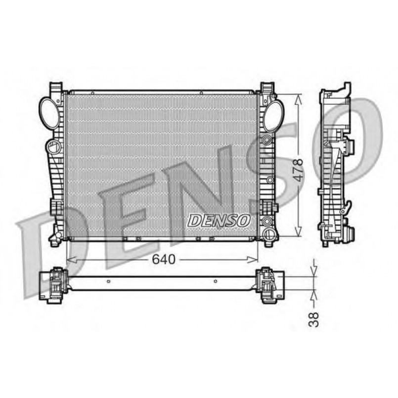 DRM17095  DENSO - Радіатор охолодження