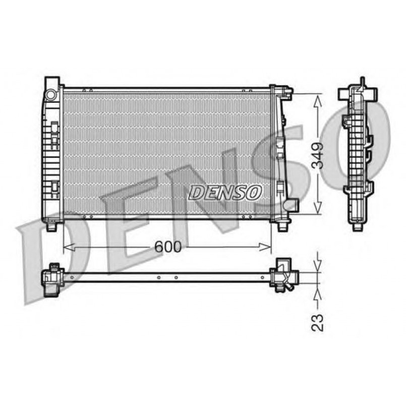DRM17100  DENSO - Радіатор охолодження