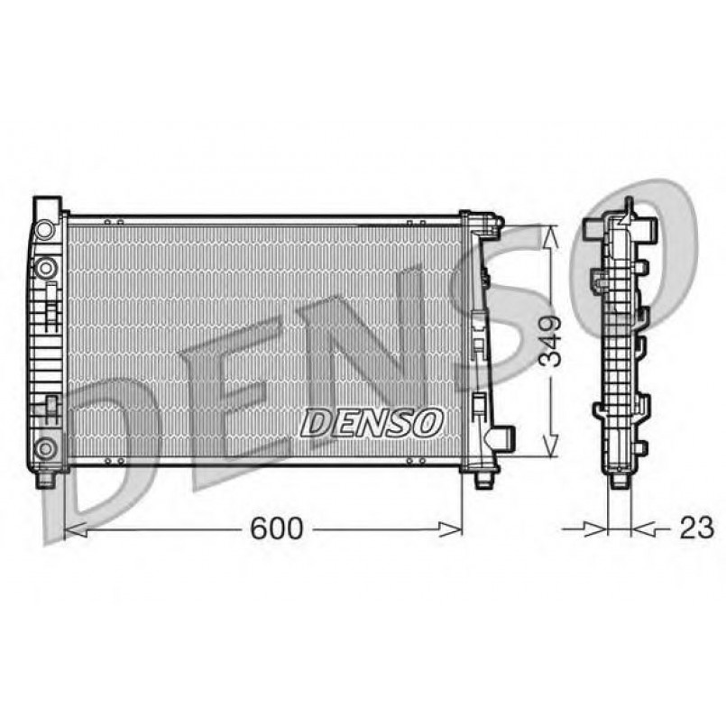 DRM17102  DENSO - Радіатор охолодження