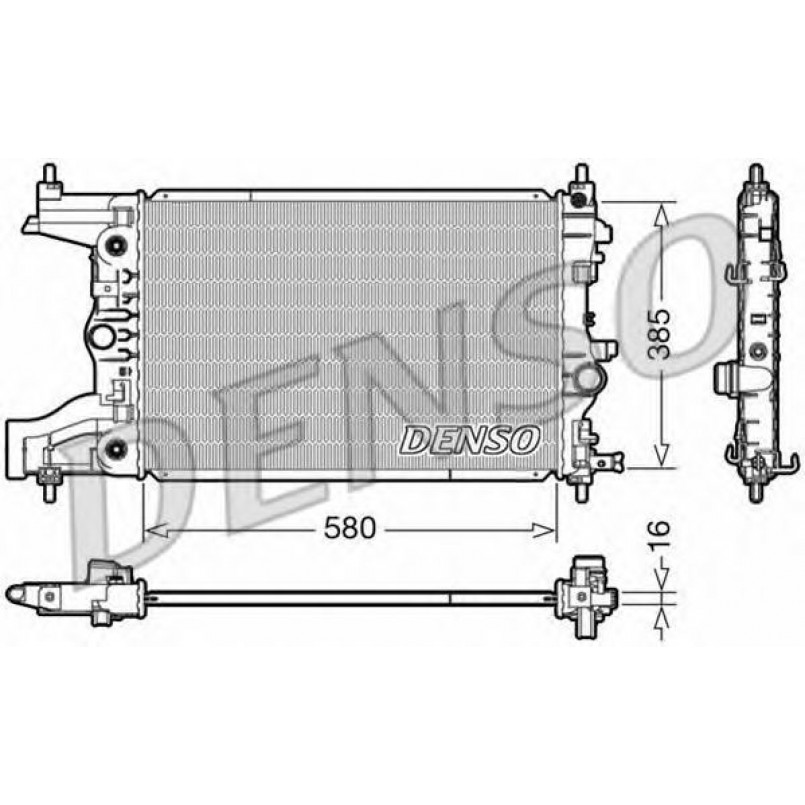 DRM20005  DENSO - Радіатор охолодження