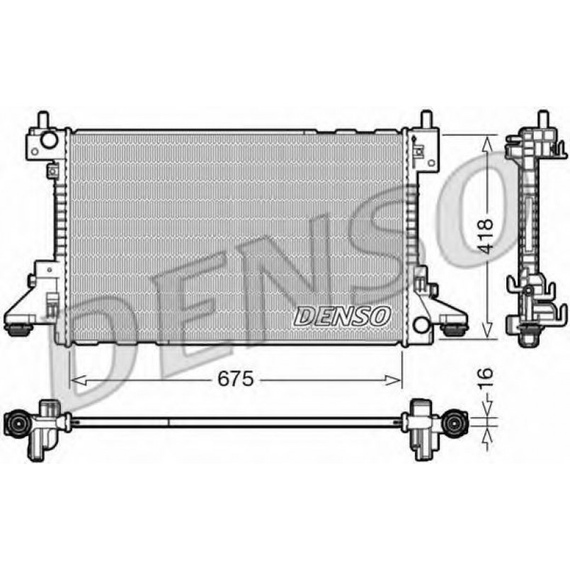 DRM20006  DENSO - Радіатор охолодження