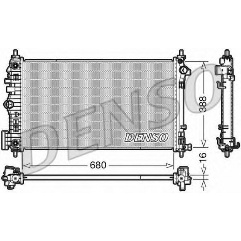 DRM20007  DENSO - Радіатор охолодження