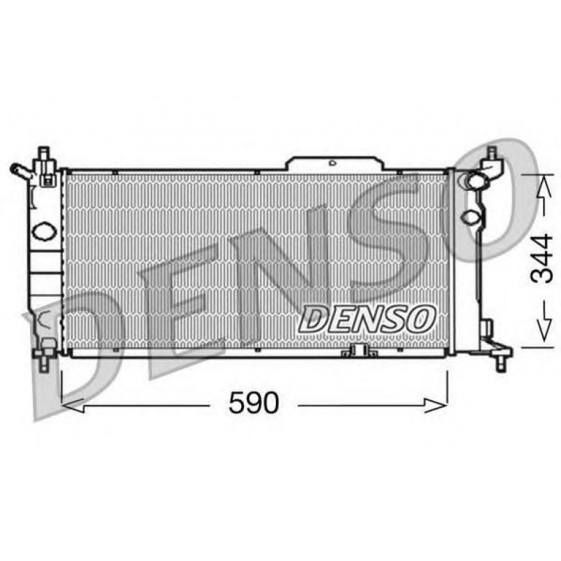 DRM20013  DENSO - Радіатор охолодження