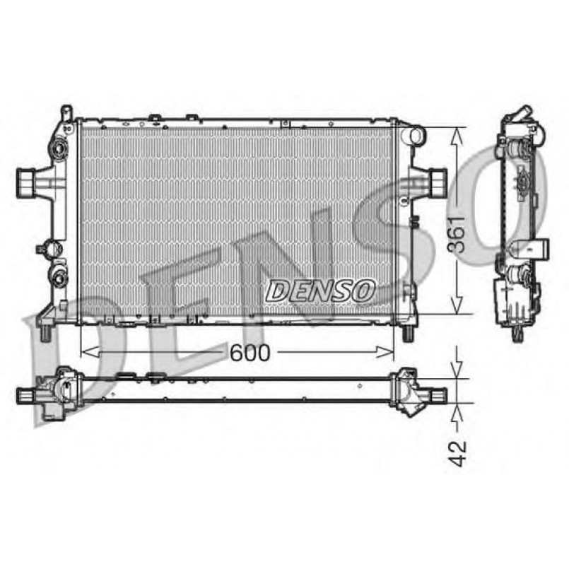 DRM20016  DENSO - Радіатор охолодження