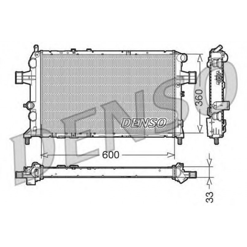 DRM20018  DENSO - Радіатор охолодження