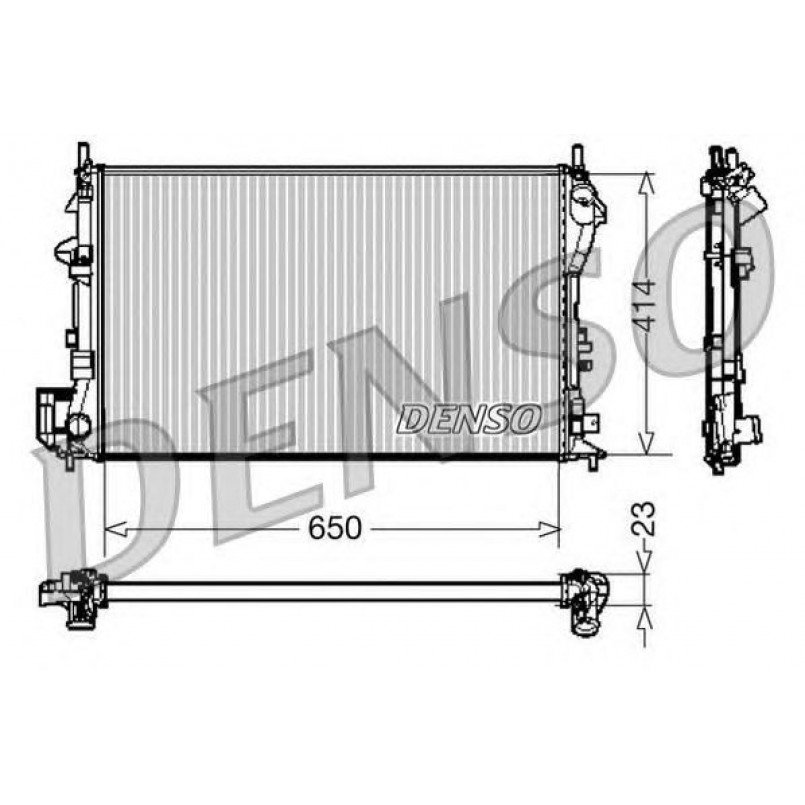 DRM20028  DENSO - Радіатор охолодження