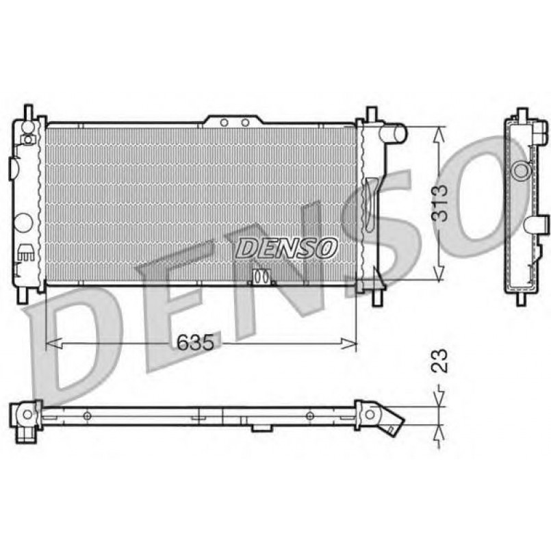 DRM20032  DENSO - Радіатор охолодження