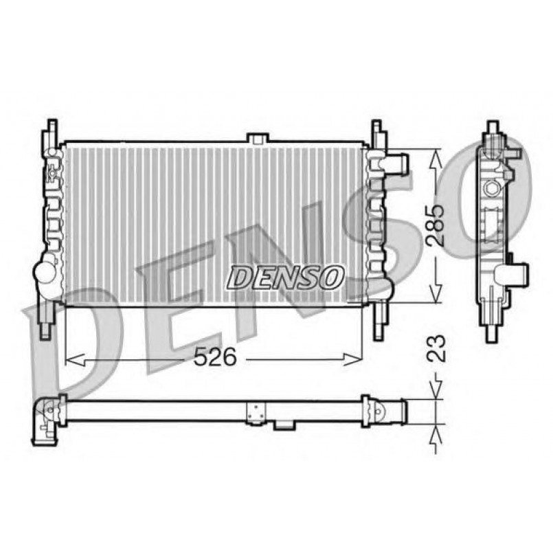 DRM20035  DENSO - Радіатор охолодження