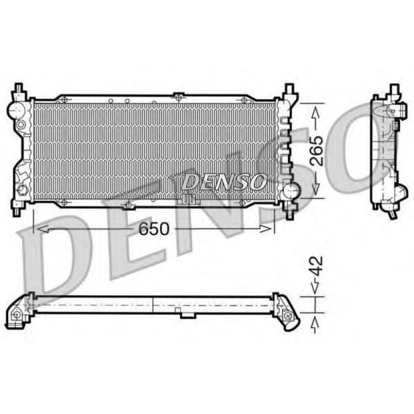 DRM20036  DENSO - Радіатор охолодження