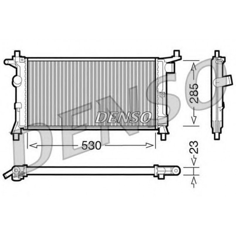 DRM20037  DENSO - Радіатор охолодження