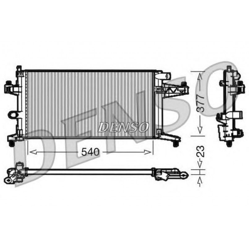 DRM20038  DENSO - Радіатор охолодження
