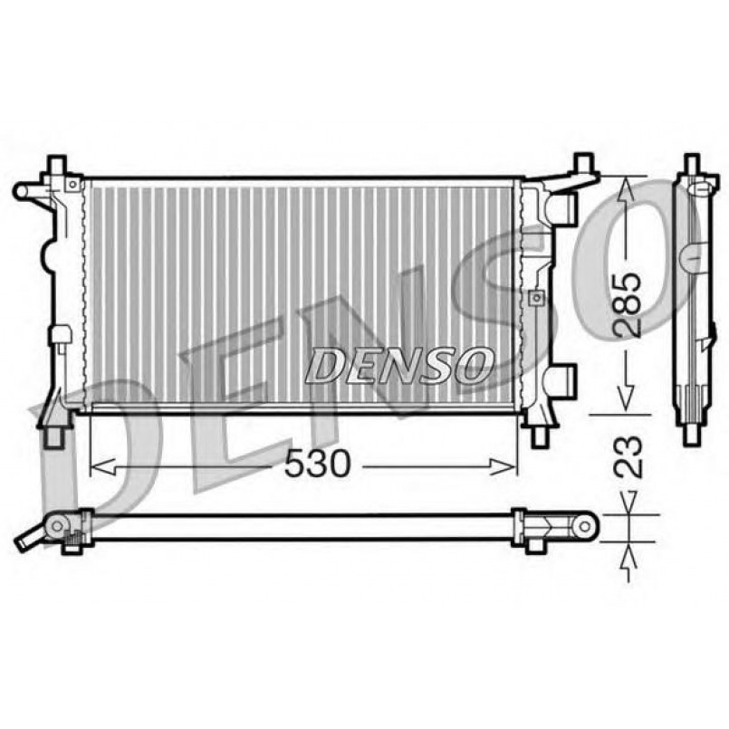 DRM20041  DENSO - Радіатор охолодження