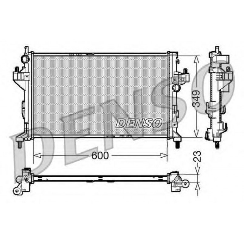 DRM20045  DENSO - Радіатор охолодження