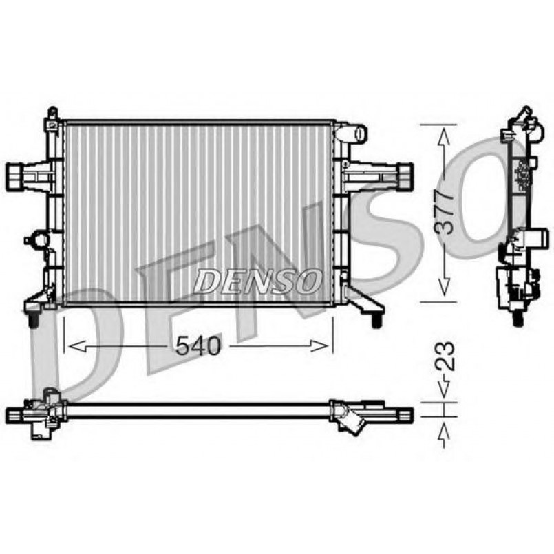 DRM20082  DENSO - Радіатор охолодження