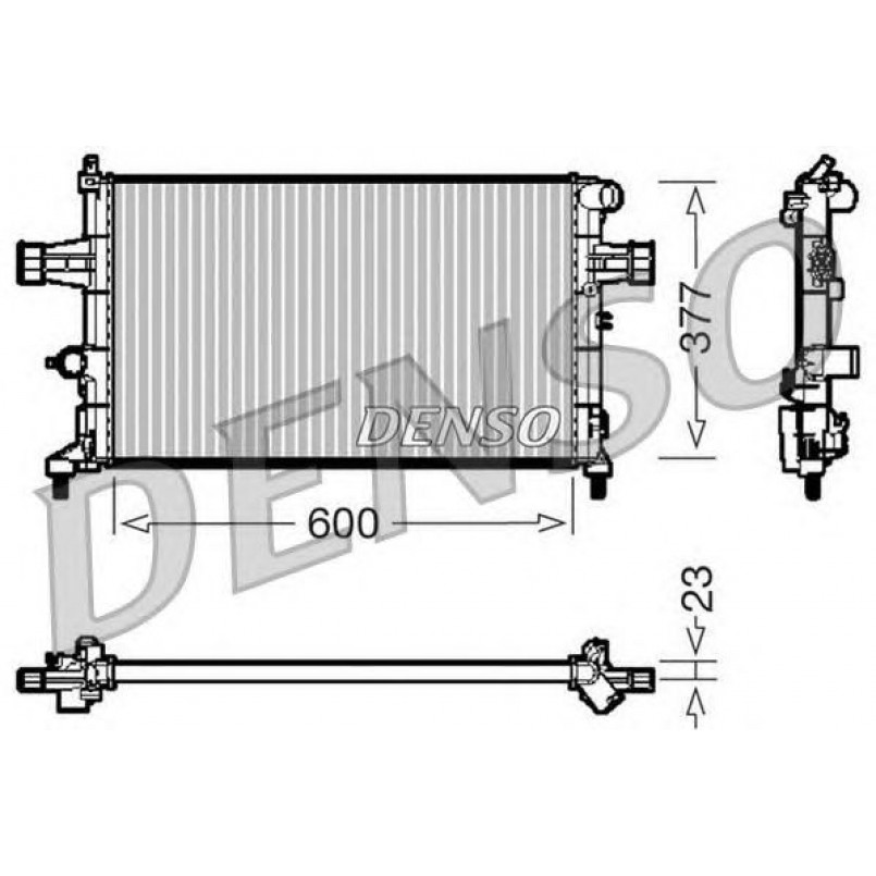 DRM20083  DENSO - Радіатор охолодження