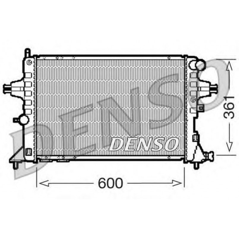 DRM20084  DENSO - Радіатор охолодження