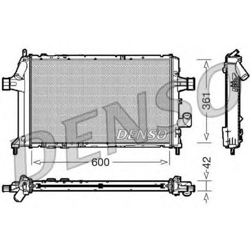 DRM20085  DENSO - Радіатор охолодження