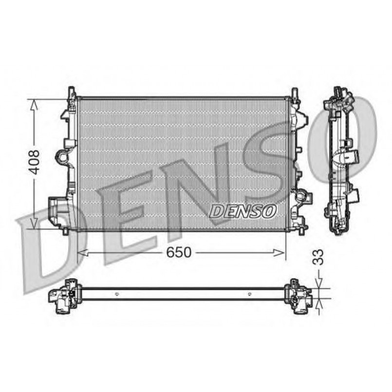 DRM20088  DENSO - Радіатор охолодження