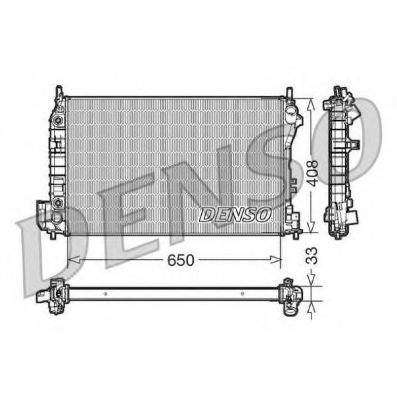 DRM20089  DENSO - Радіатор охолодження