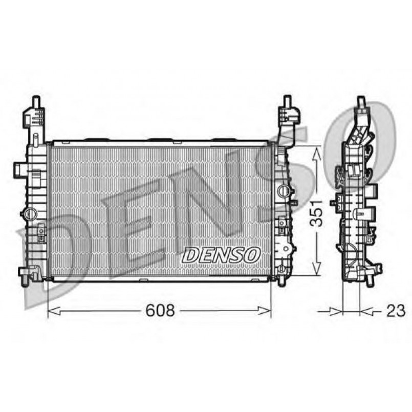 DRM20093  DENSO - Радіатор охолодження