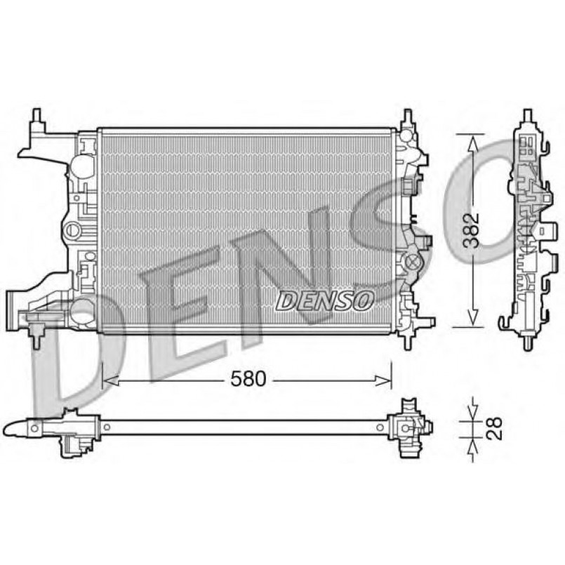 DRM20098  DENSO - Радіатор охолодження